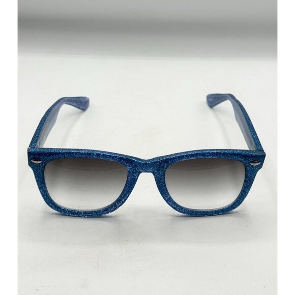 Glitz By Susan Lauter 1980\'s Blue Glitter Sunglasses Vintage NOS